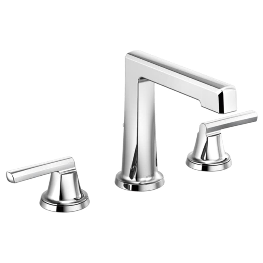 Levoir 1.2 GPM High Spout Widespread Bathroom Faucet with Pop-Up Drain Assembly Less Handles - Limited Lifetime Warranty