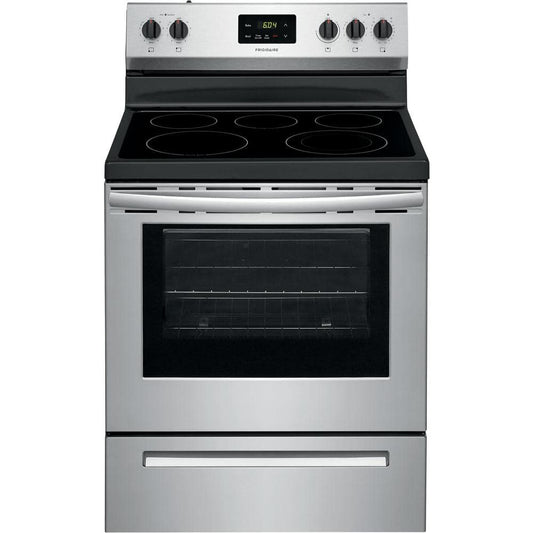 30 in. 5 Element Freestanding Electric Range in Stainless Steel
