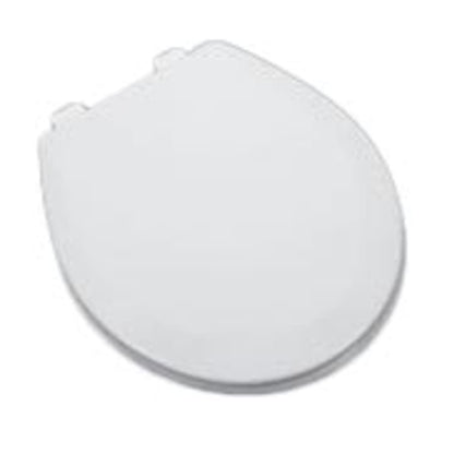 Round Closed-Front Toilet Seat with Easy Clean and Quick Release