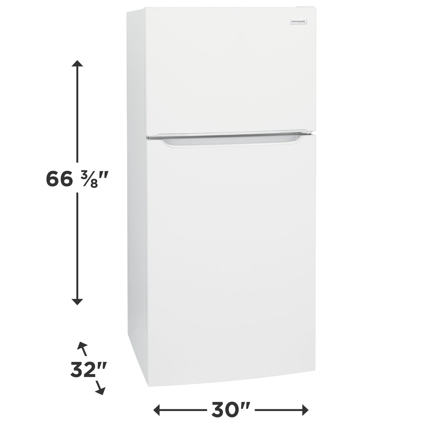 Frigidaire 29.6 in. 20 cu. ft. Top Freezer Refrigerator in White