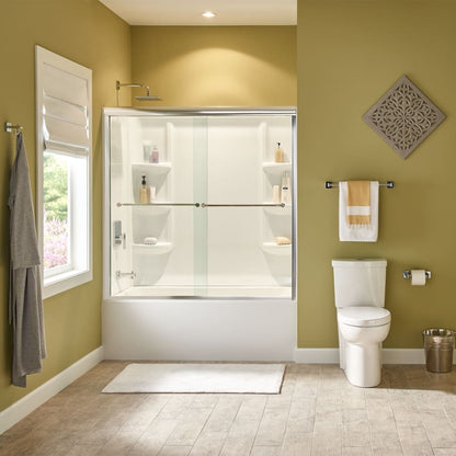 Studio 60" x 32" Alcove Soaking bathtub with Right Drain